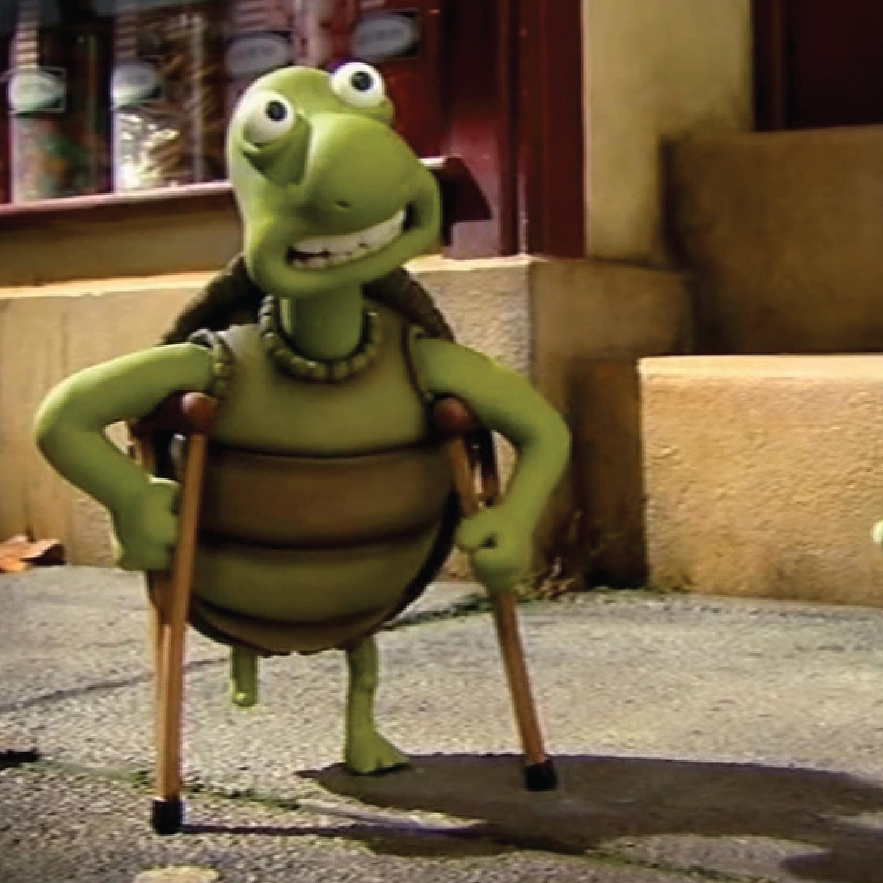 “Sweet Shop”.  Aardman